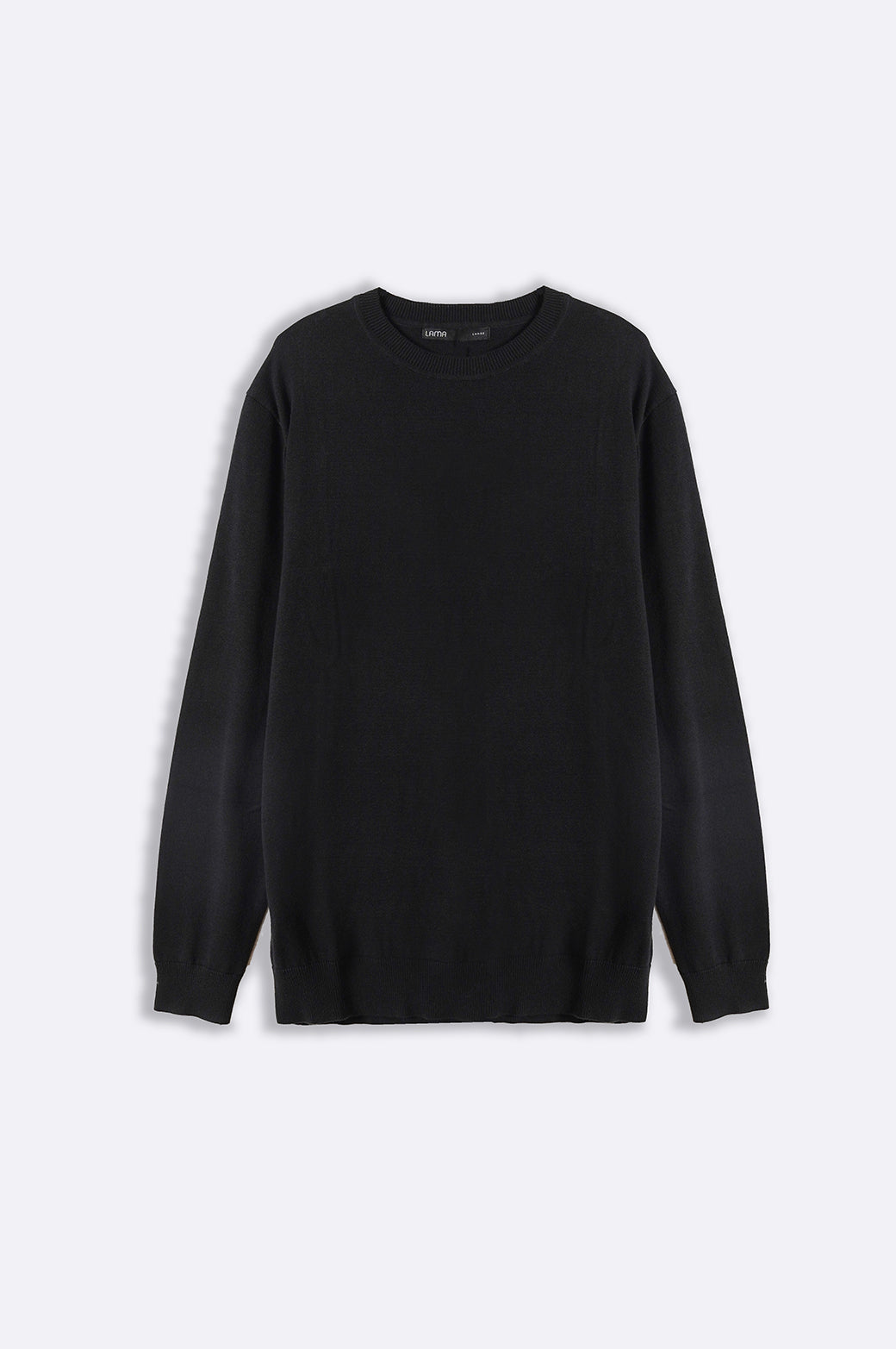 Shahstar Cotton Crew Black Jumper - Shahstar Fashion