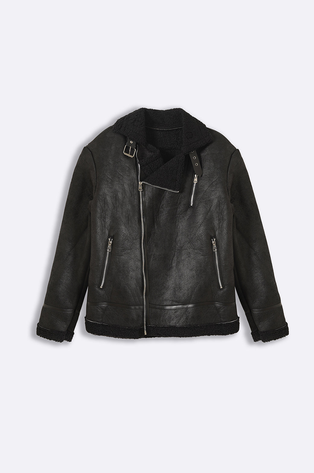 Shahstar Suede Shearling Jacket - Shahstar Fashion