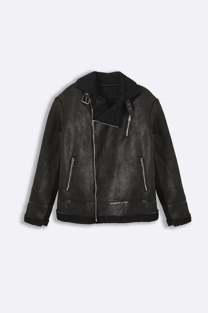 Shahstar Suede Shearling Jacket - Shahstar Fashion