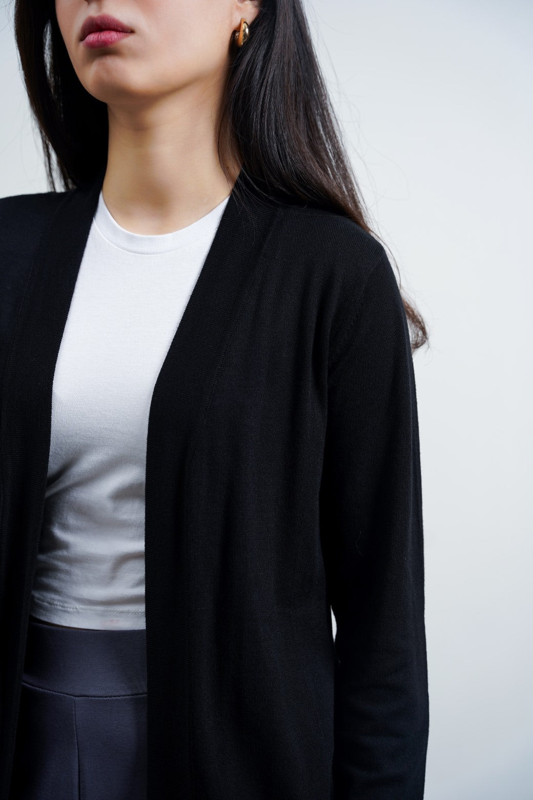 Shahstar Lightweight Black Cardigan - Shahstar Fashion